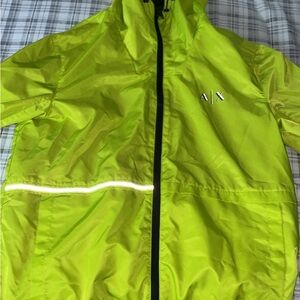A/X Armani Exchange Neon Yellow Windbreaker